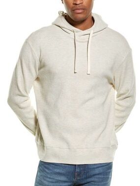 Monrow Men's Thermal Knit HoodiePullover